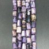 Sugilite Naturale in Perline Forma Cilindro Grezzo Liscio Irregolare 07X09X12mm