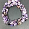 Sugilite Naturale in Perline Forma Cilindro Grezzo Liscio Irregolare 07X09X12mm