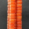 Corniola Rossa Perline Forma Cilindro Liscio 13X07mm