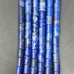 Lapis Lazuli Perline Forma Cilindro Liscio 08X10mm