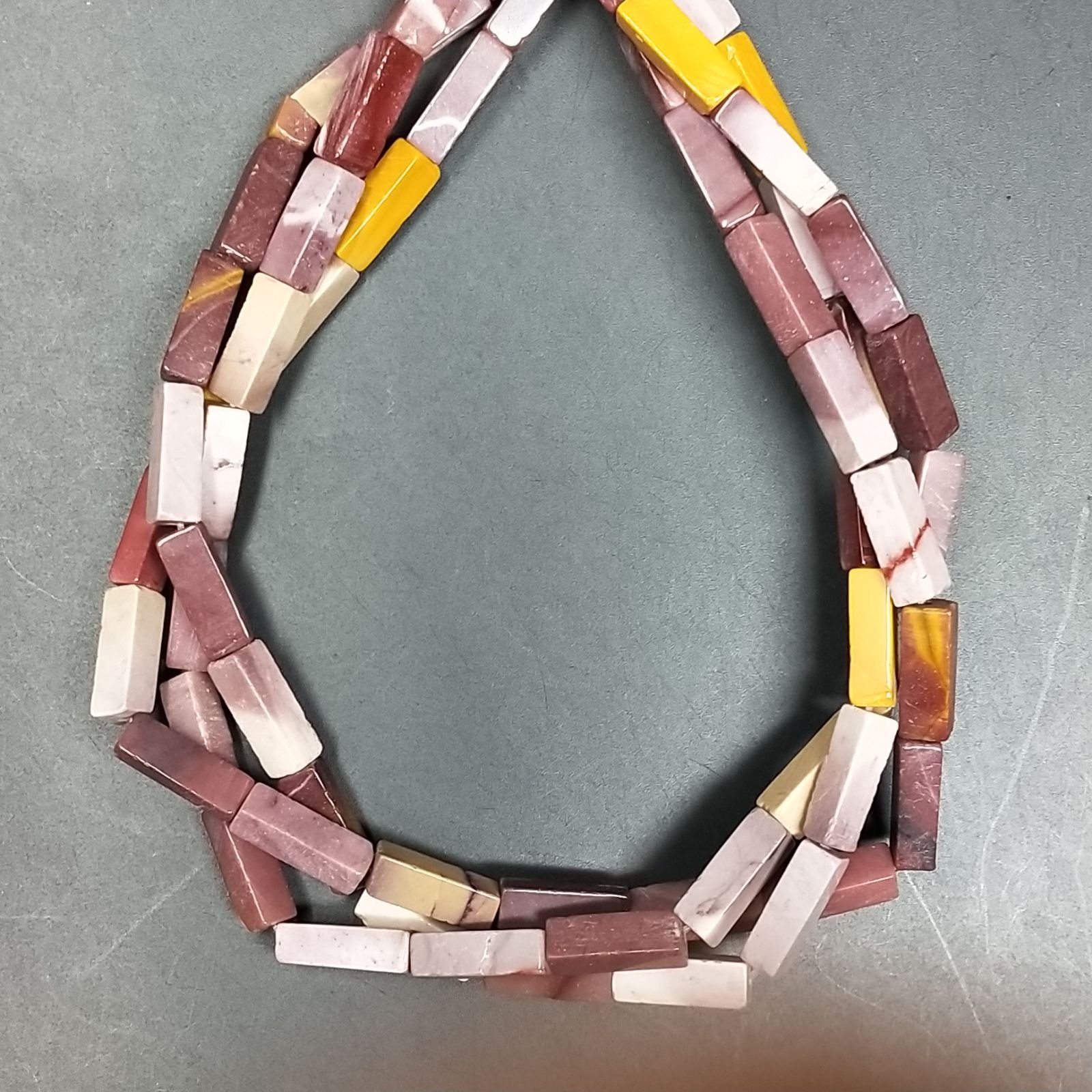 Mokaite Perline Forma Tubetti Liscio 04X13mm