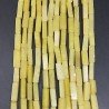 Giada Oliva Perline Forma Cilindro Liscio 04X15mm