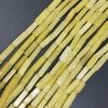 Giada Oliva Perline Forma Cilindro Liscio 04X15mm