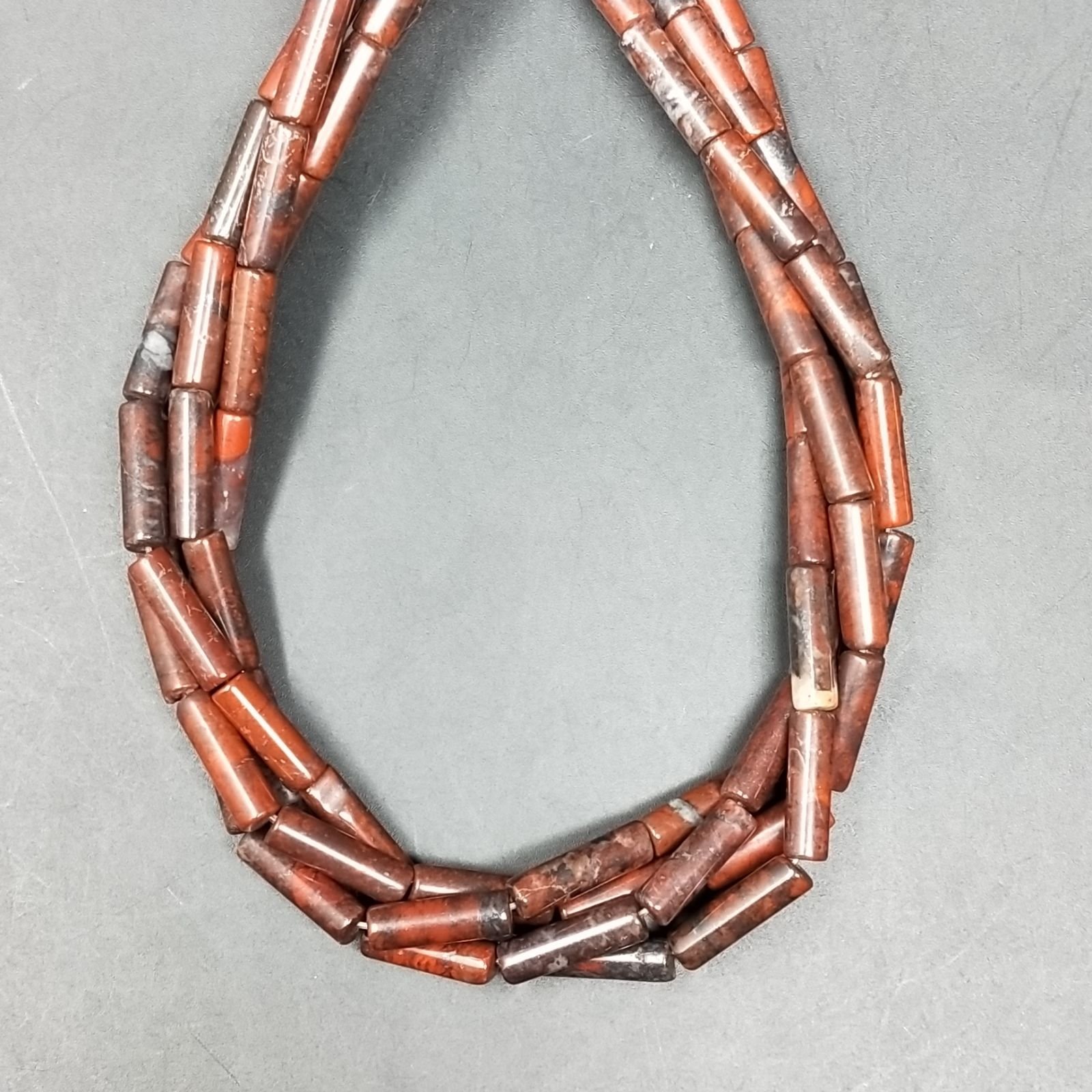 Eliotropio Perline Forma Barilotto Liscio 04X13mm