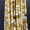 Opale Verde Madagascar Perline Forma Barilotto Liscio 04x05mm
