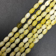 Giada Limone Perline Forma Barilotto Liscio 4X6mm