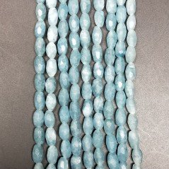 Angelite Perline Forma Barilotto Sfaccettato 04X07mm