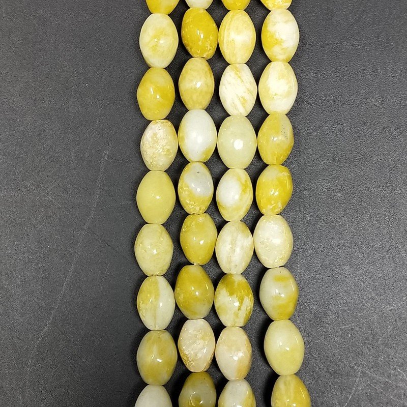 Giada Limone Perline Forma Barilotto Liscio 06X08mm