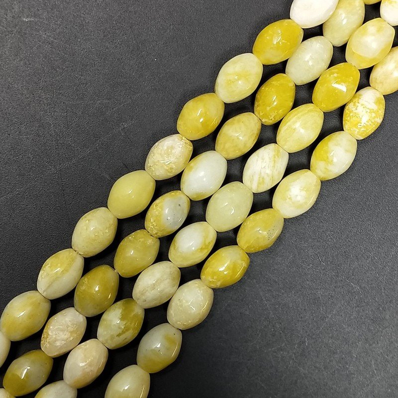 Giada Limone Perline Forma Barilotto Liscio 06X08mm