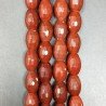Corniola Rossa Perline Forma Barilotto Sfaccettato 10X14mm