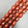 Corniola Rossa Perline Forma Barilotto Sfaccettato 10X14mm