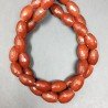 Corniola Rossa Perline Forma Barilotto Sfaccettato 10X14mm