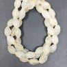 Opalina Perline Forma Barilotto Liscio Inciso 09x15mm