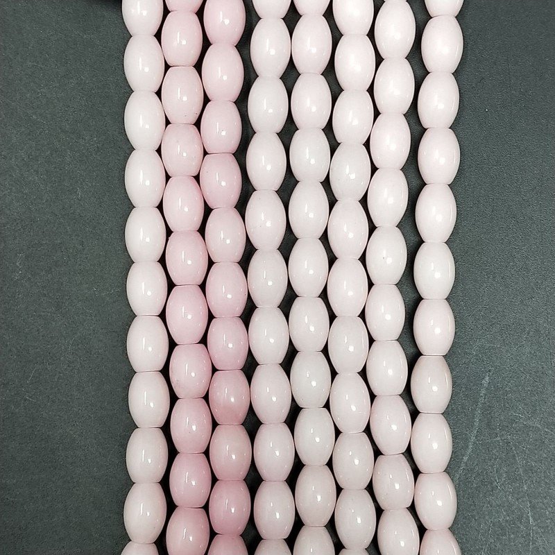 Agata Rosa Perline Forma Barilotto Liscio 05X08mm