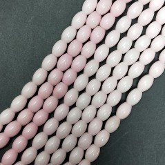 Agata Rosa Perline Forma Barilotto Liscio 05X08mm