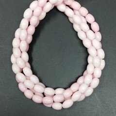 Agata Rosa Perline Forma Barilotto Liscio 05X08mm