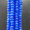 Giada Blu in Perline Forma Rondelle Sfaccettato Foro Passante 06X04mm