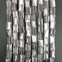 Occhio Di Gatto Viola in Perline Forma Rettangolare Piatto Liscio Foro Passante 08X10mm