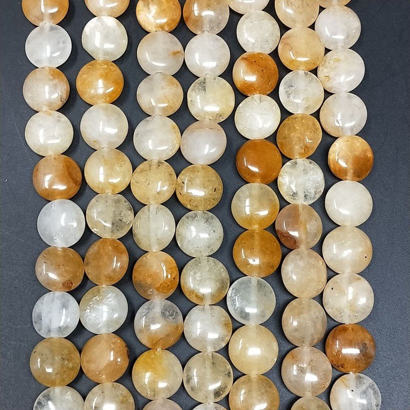 Calcite Tondo Piatto Liscio 10mm