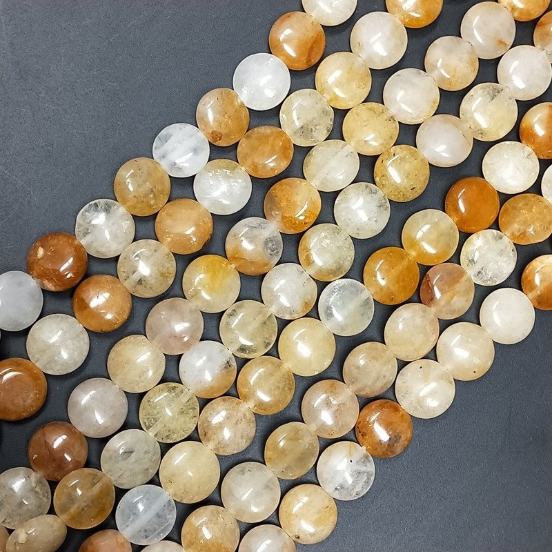 Calcite Tondo Piatto Liscio 10mm