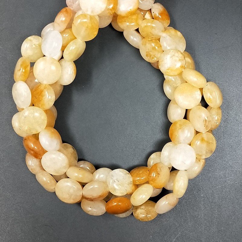 Calcite Tondo Piatto Liscio 10mm