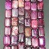 Sugilite Rinforzato in Perline Forma Rettangolare Piatto Liscio Foro Passante 12X18mm