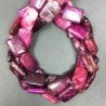 Sugilite Rinforzato in Perline Forma Rettangolare Piatto Liscio Foro Passante 12X18mm