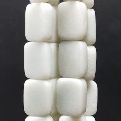 Amazzonite Brasiliana Naturale in Perline Forma Rettangolare Piatto Liscio Foro Passante 14X18mm