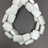 Amazzonite Brasiliana Naturale in Perline Forma Rettangolare Piatto Liscio Foro Passante 14X18mm