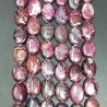 Sugilite Rinforzato in Perline Forma Ovale Piatto Liscio Foro Passante 13X18mm