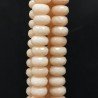 Giada Rosa in Perline Forma Rondelle Sfaccettato Foro Passante 10mm