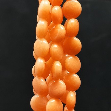 Giada Arancio Tondo Piatto Liscio 08mm