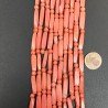 Pasta di corallo tubetti con perline lisci 3-4X14-17mm