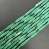 Pasta di malachite tubetti con perline lisci 3-4X14-17mm