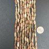 Unakite Mokaite Perline Forma Tubetti Liscio Lavorati 04X10mm
