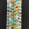 Cristallo multicolore rondelle sfaccettate 6mm