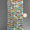 Cristallo multicolore rondelle sfaccettate 6mm