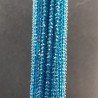 Cristallo verdeacqua trasparente rondelle sfaccettate 4mm