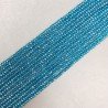 Cristallo verdeacqua trasparente rondelle sfaccettate 4mm
