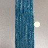 Cristallo verdeacqua trasparente rondelle sfaccettate 4mm