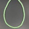 Cristallo verde opaco rondelle sfaccettate 8mm