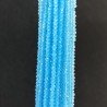 Cristallo azzurro opaco rondelle sfaccettate 3mm