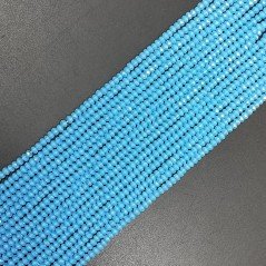 Cristallo Turchese Perline Forma Tondo Sfaccettato 04mm