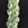 Perline in Vetro Stile Murano Tondo Twist Verde 14X15mm Liscio Foro Passante