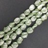Perline in Vetro Stile Murano Tondo Twist Verde 14X15mm Liscio Foro Passante