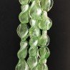 Perline in Vetro Stile Murano Twist Verde 14X19mm Liscio Foro Passante