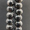 Perline in Vetro Stile Murano Nero Forma Rondelle 20mm Liscio Foro Passante