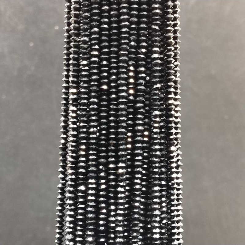 Spinello Nero Prima Scelta Sfaccettato Dischi Diamond Cut 3,5mm