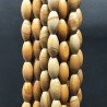 Pietra Paesina Naturale in Perline Forma Barilotto Liscio Foro Passante 11X20mm