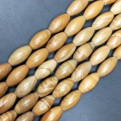 Pietra Paesina Naturale in Perline Forma Barilotto Liscio Foro Passante 11X20mm